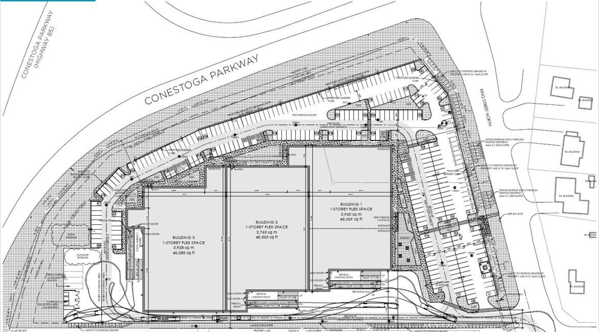 713-725 King St. N. - Site Plan