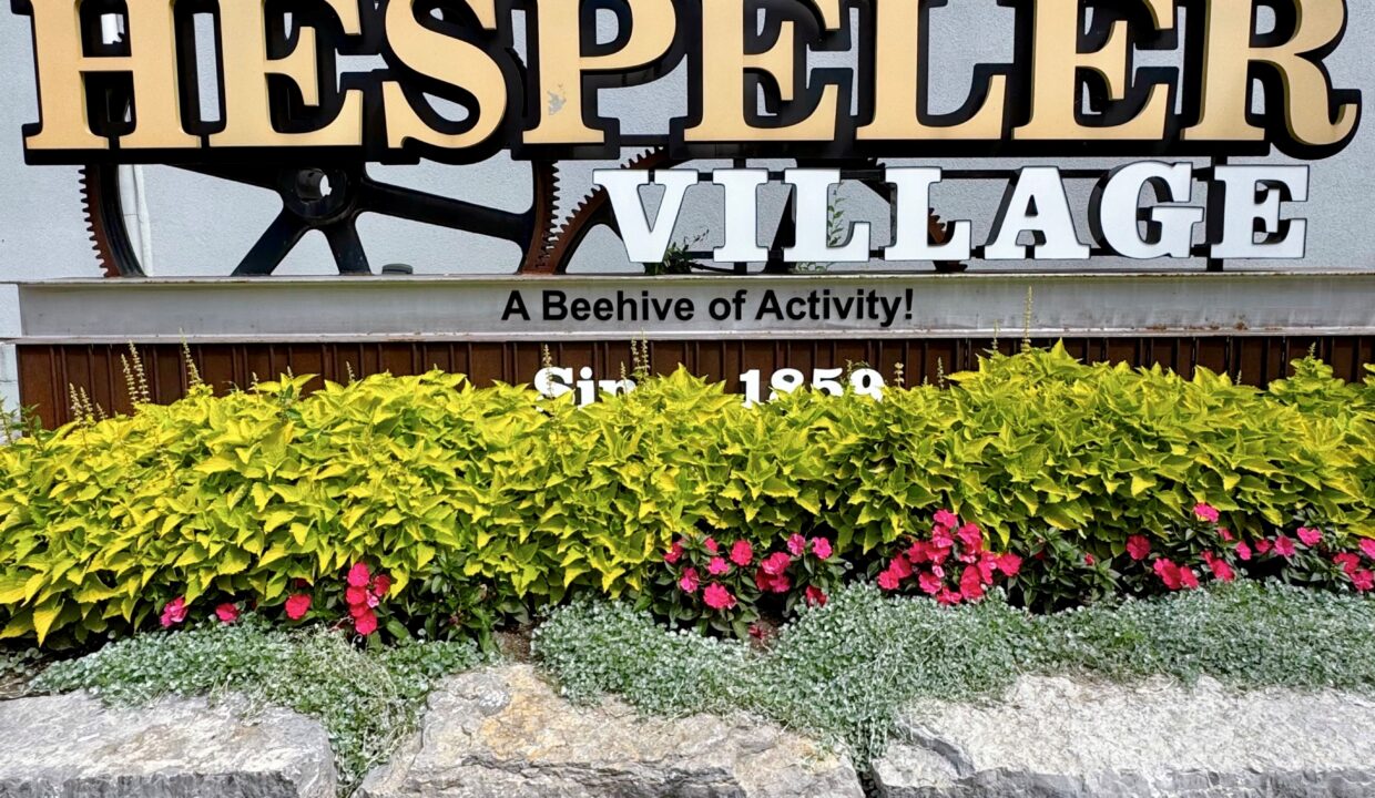 Hespeler Village sign